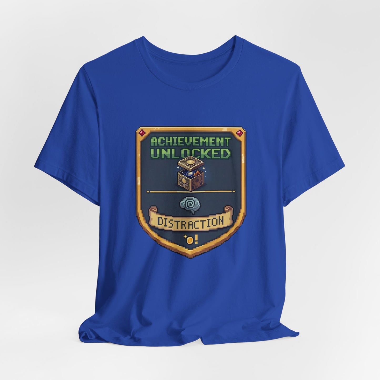 Achievement Unlocked Badge - Distraction | T-Shirt