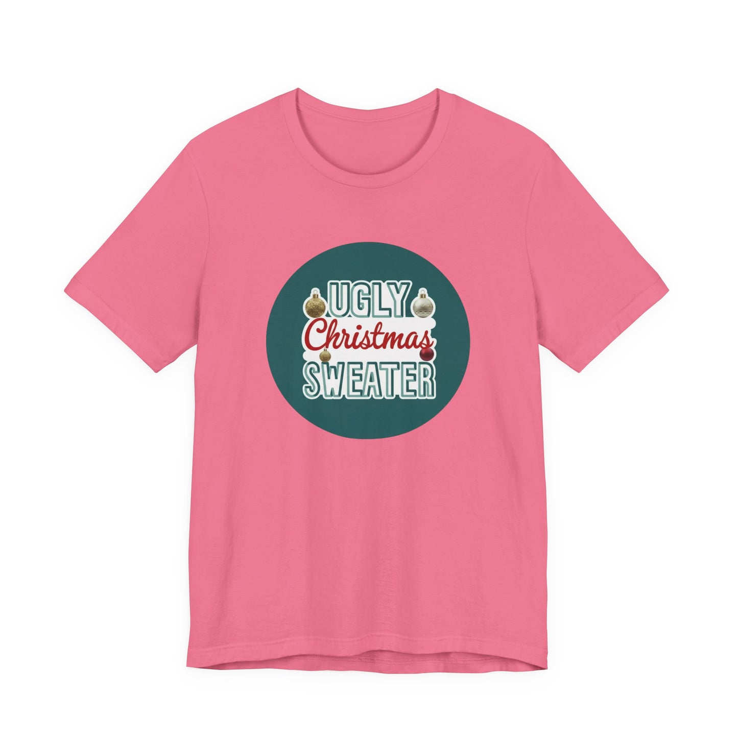Ugly Christmas Sweater Logo Style - Christmas T-Shirt | Holiday | Roly Poly Print