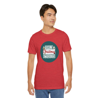 Ugly Christmas Sweater Logo Style - Christmas T-Shirt | Holiday | Roly Poly Print