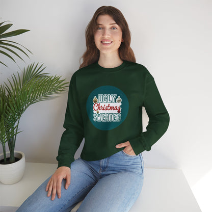 Ugly Christmas Sweater Logo Style - Christmas Sweatshirt | Holiday | Roly Poly Print