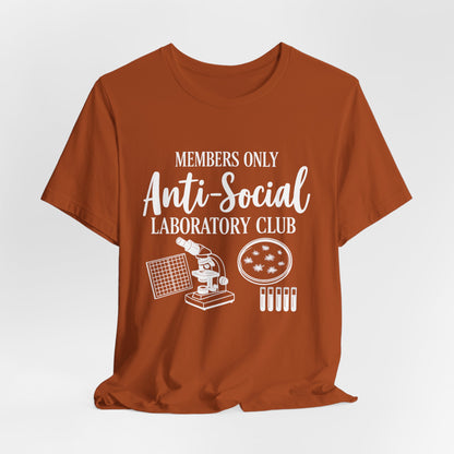 Anti-Social Laboratory Club - Dark Material T-Shirt | STEM | Roly Poly Print