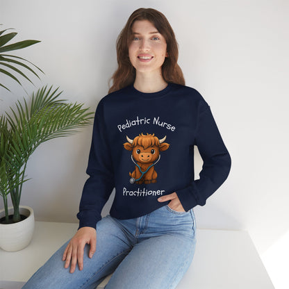 Pediatric Nurse Practitioner Little Bull - Sweatshirt | Nurse & Healthcare | Roly Poly Print