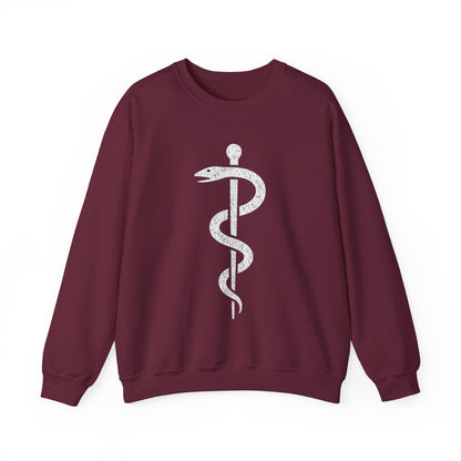 Rod of Asclepius - Sweatshirt | Nurses & Healthcare | Roly Poly Print