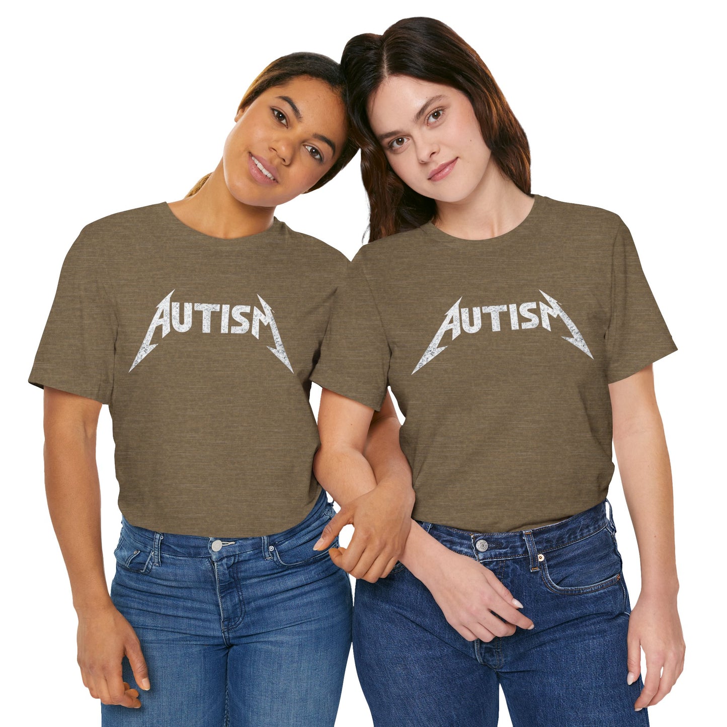 Autism Rock Band Album Cover — T-Shirt | Neurospicy & Relatable | Roly Poly Print