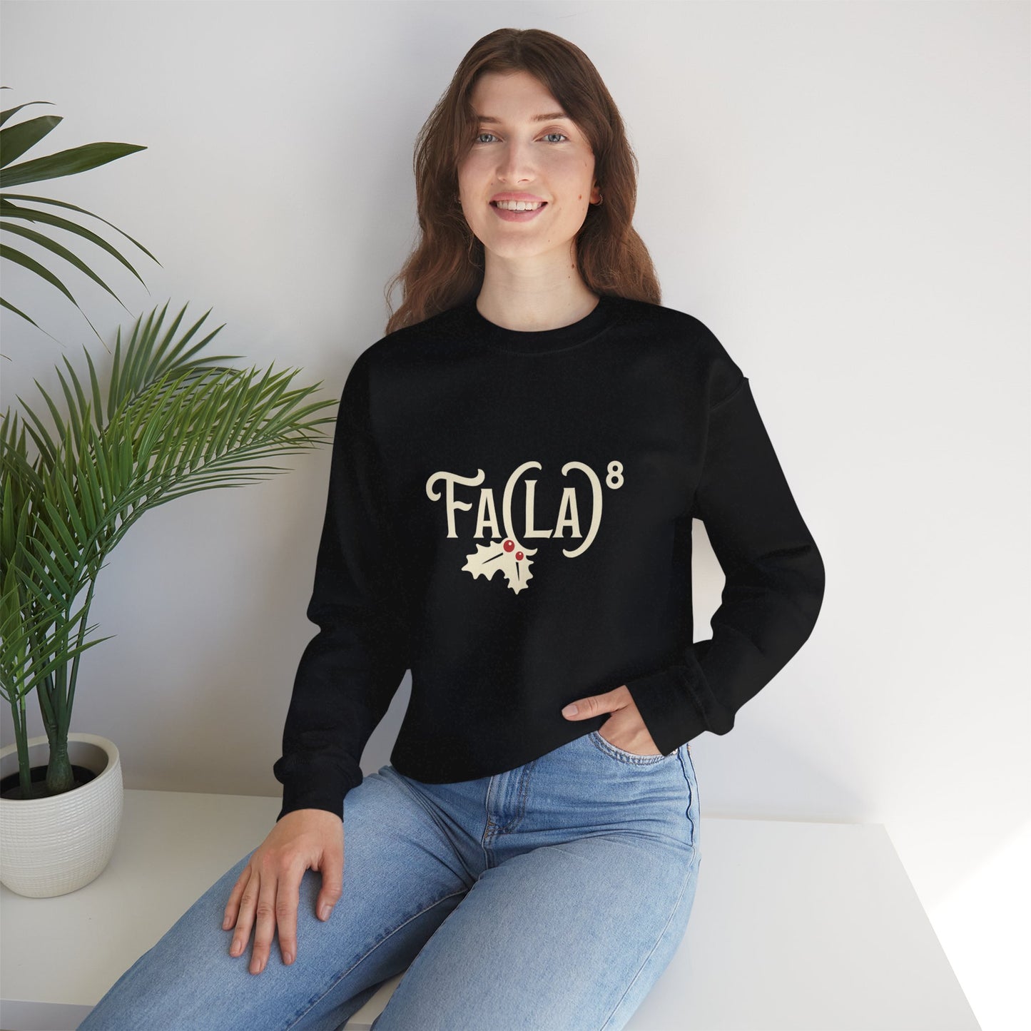 Fa (La)8 - Christmas Sweatshirt | Holiday | Roly Poly Print