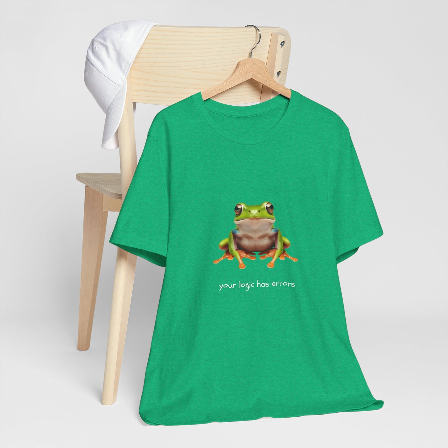 Your Logic Has Errors Tree Frog - T-Shirt | STEM | Roly Poly Print