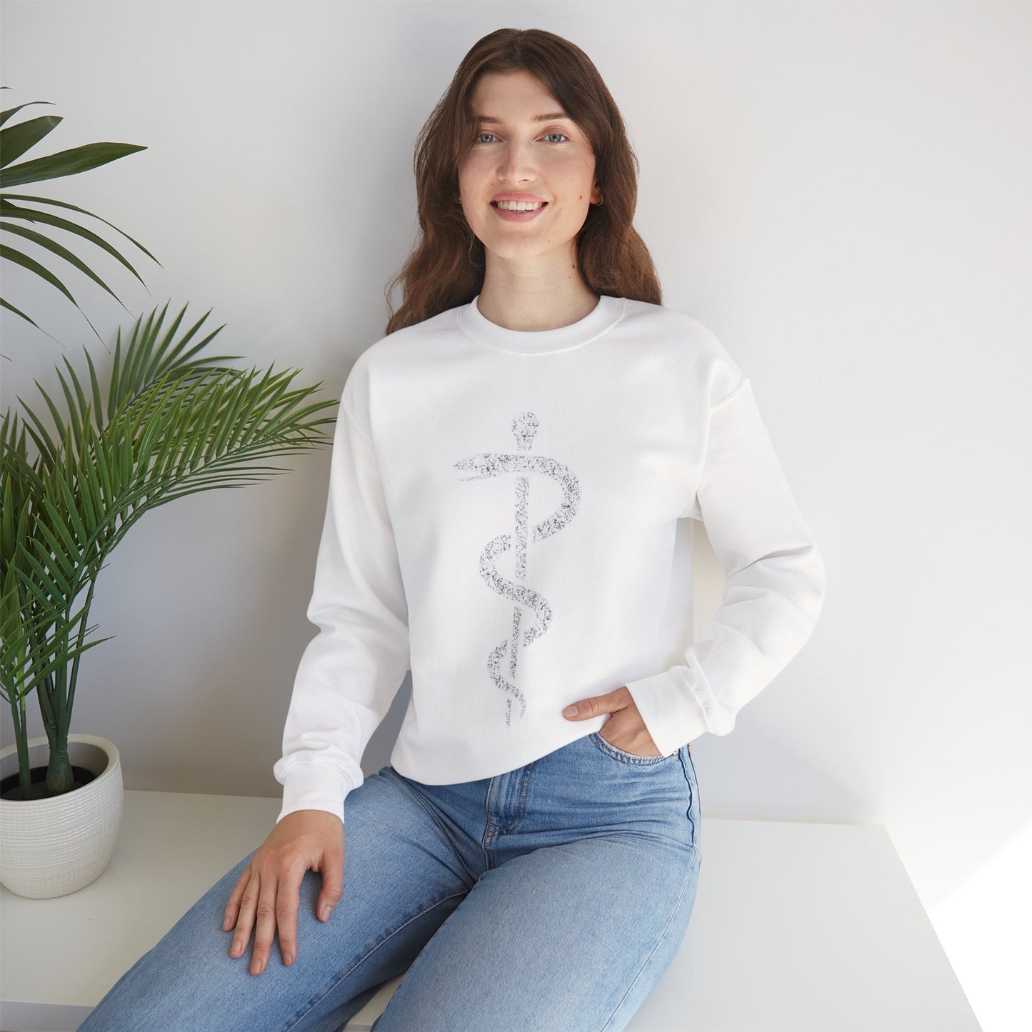 Rod of Asclepius - Sweatshirt | Nurses & Healthcare | Roly Poly Print