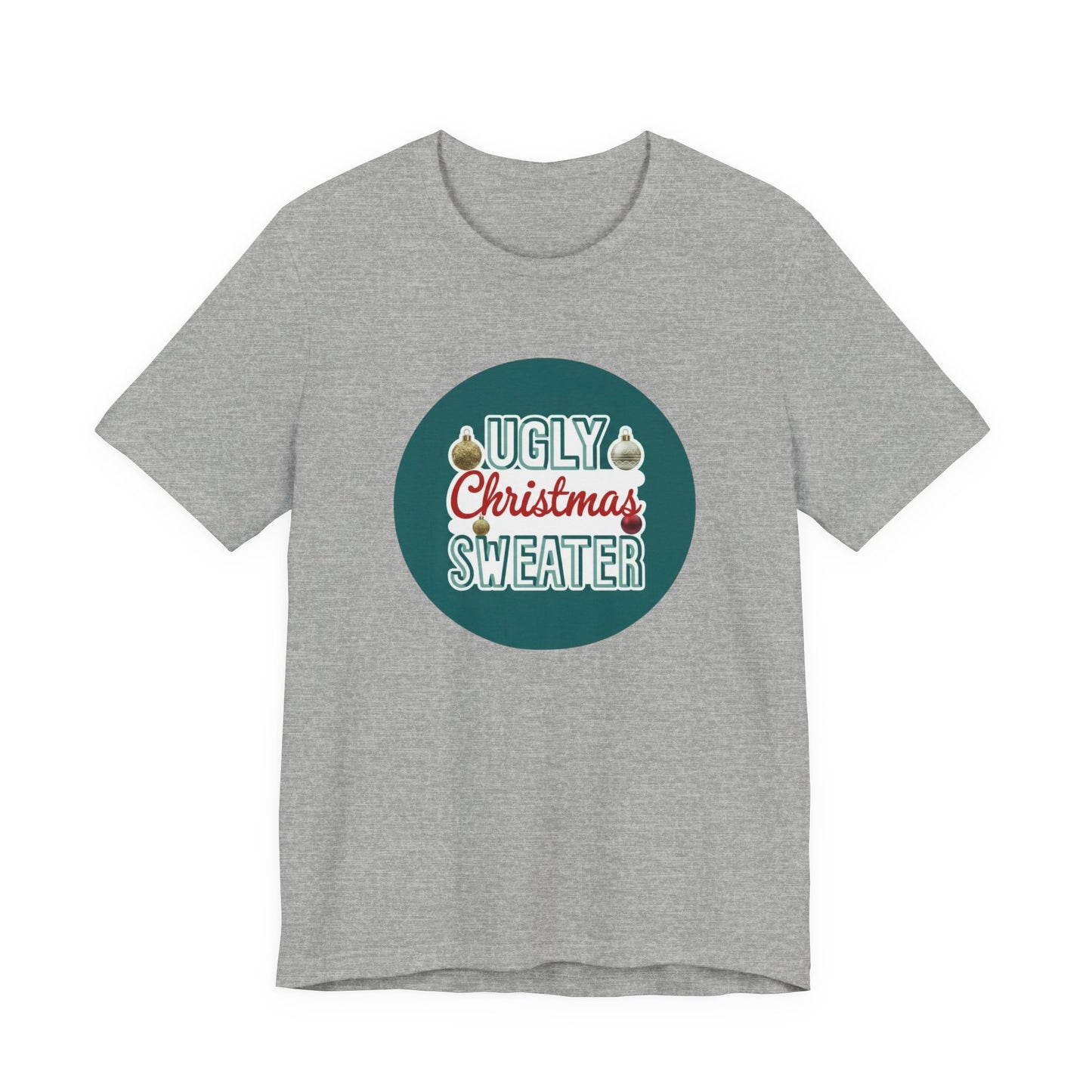Ugly Christmas Sweater Logo Style - Christmas T-Shirt | Holiday | Roly Poly Print