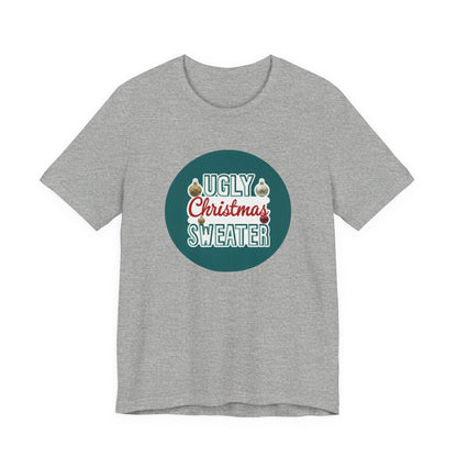Ugly Christmas Sweater Logo Style - Christmas T-Shirt | Holiday | Roly Poly Print