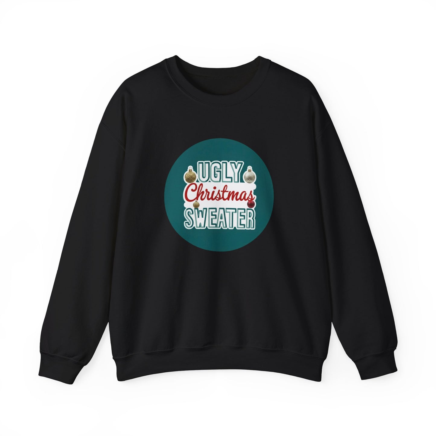 Ugly Christmas Sweater Logo Style - Christmas Sweatshirt | Holiday | Roly Poly Print