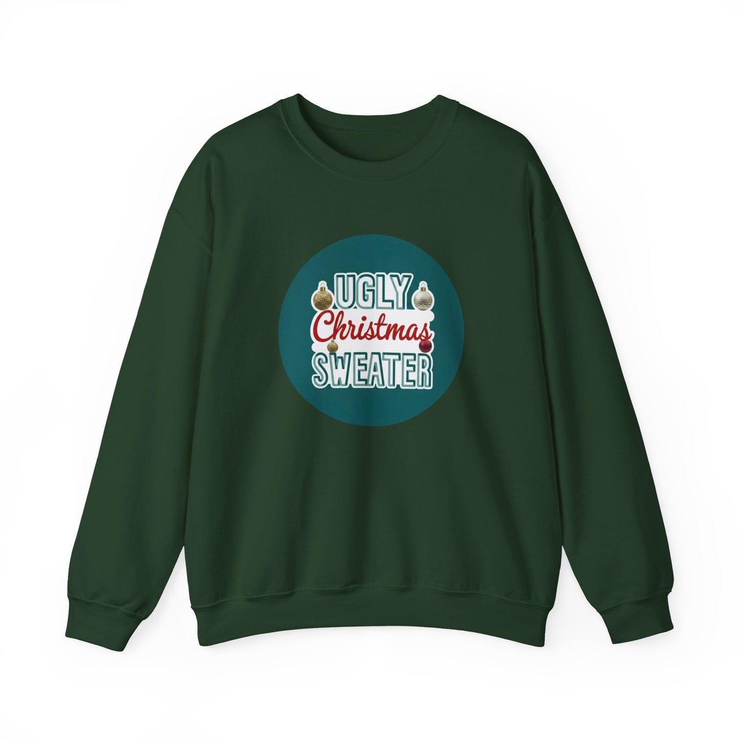 Ugly Christmas Sweater Logo Style - Christmas Sweatshirt | Holiday | Roly Poly Print