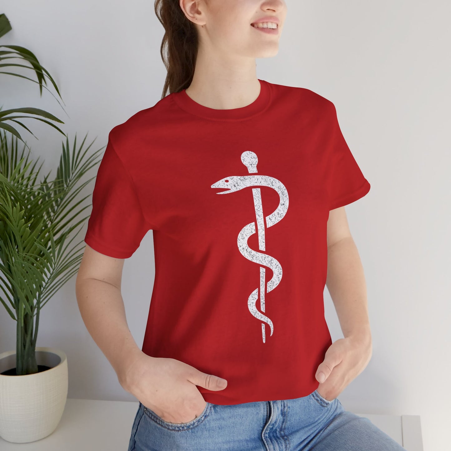 Rod of Asclepius - T-Shirt | Nurses & Healthcare | Roly Poly Print