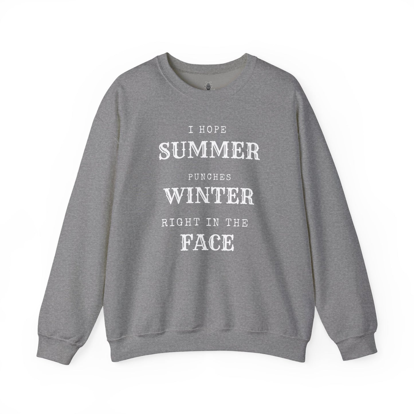 Summer Punches Winter - Sweatshirt | Funny and Sarcastic | Roly Poly Print
