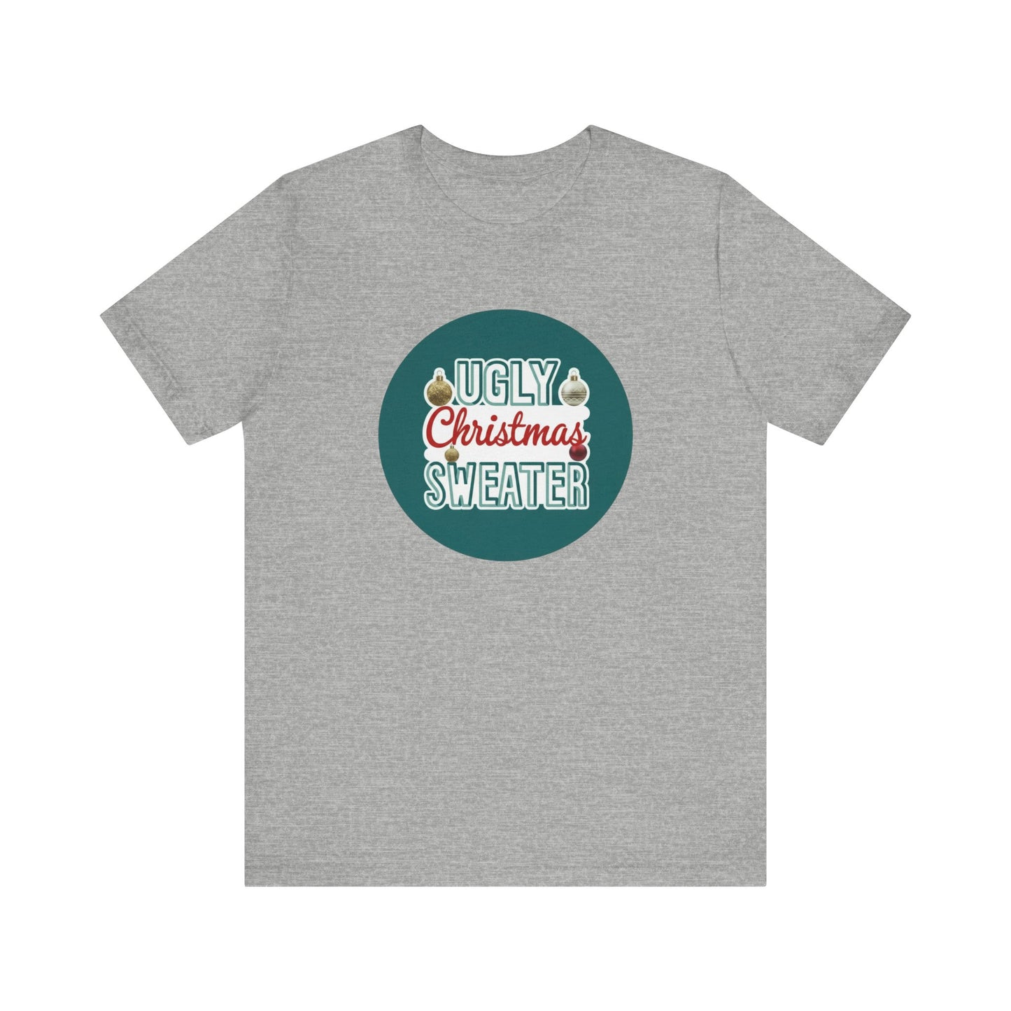 Ugly Christmas Sweater Logo Style - Christmas T-Shirt | Holiday | Roly Poly Print