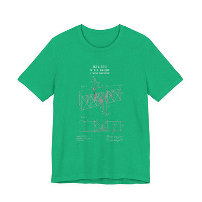 Wright Flyer Sketch - T-Shirt | STEM | Roly Poly Print