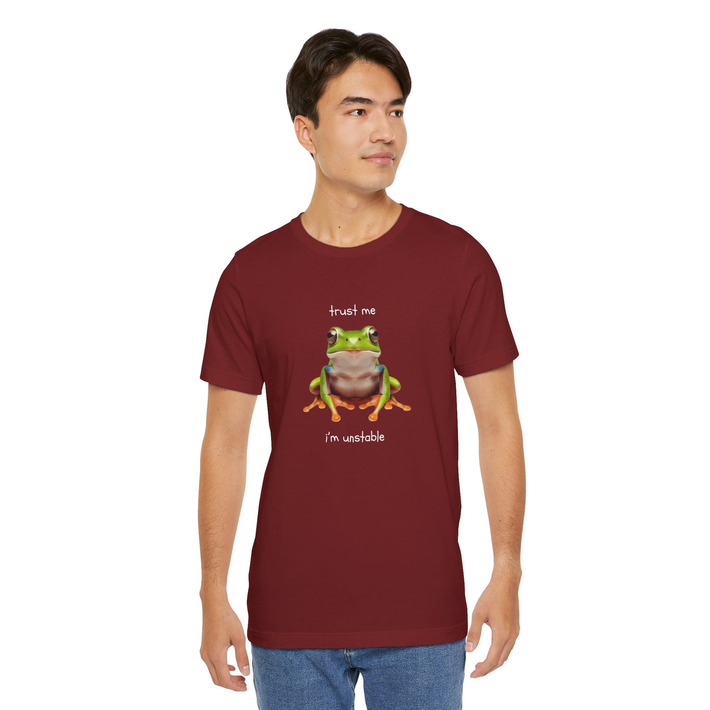 Trust Me, I'm Unstable Tree Frog - T-Shirt | Pets and Animals | Roly Poly Print