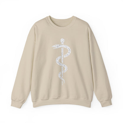 Rod of Asclepius - Sweatshirt | Nurses & Healthcare | Roly Poly Print