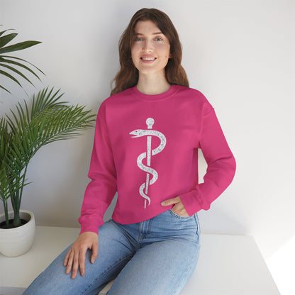Rod of Asclepius - Sweatshirt | Nurses & Healthcare | Roly Poly Print
