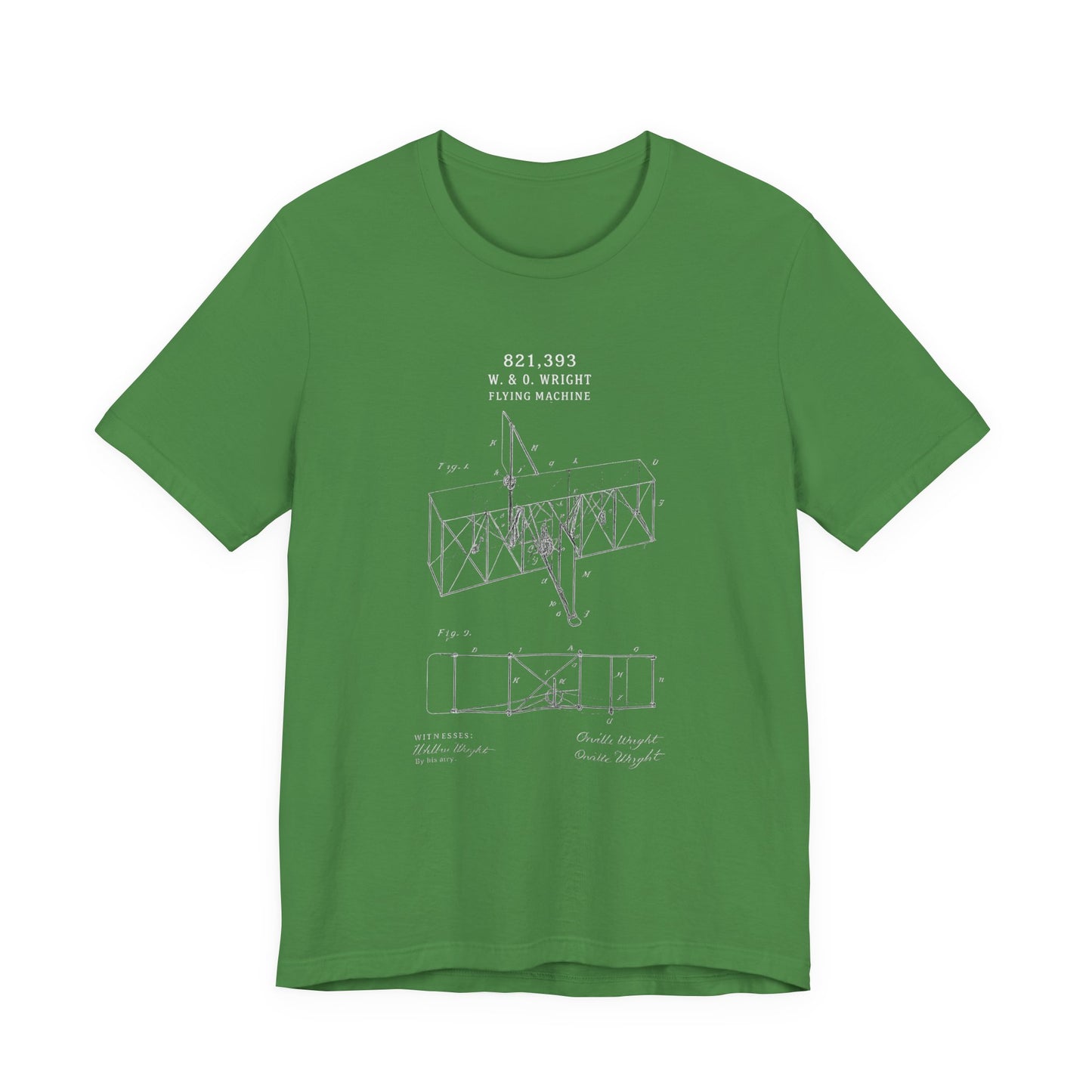 Wright Flyer Sketch - T-Shirt | STEM | Roly Poly Print