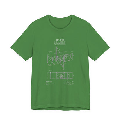 Wright Flyer Sketch - T-Shirt | STEM | Roly Poly Print