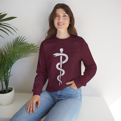Rod of Asclepius - Sweatshirt | Nurses & Healthcare | Roly Poly Print
