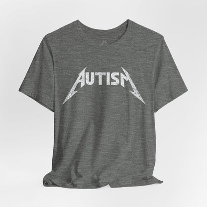 Autism Rock Band Album Cover — T-Shirt | Neurospicy & Relatable | Roly Poly Print