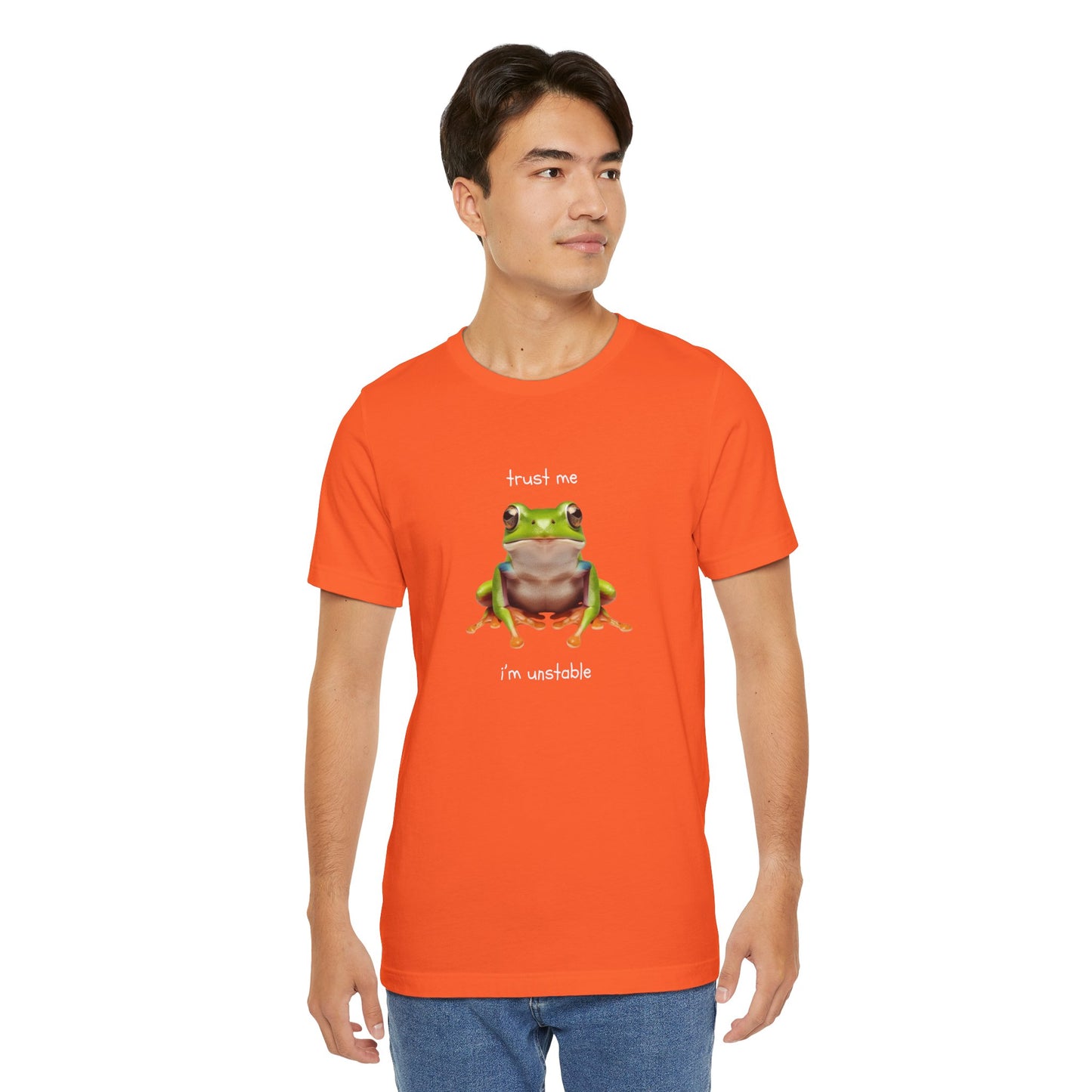 Trust Me, I'm Unstable Tree Frog - T-Shirt | Pets and Animals | Roly Poly Print