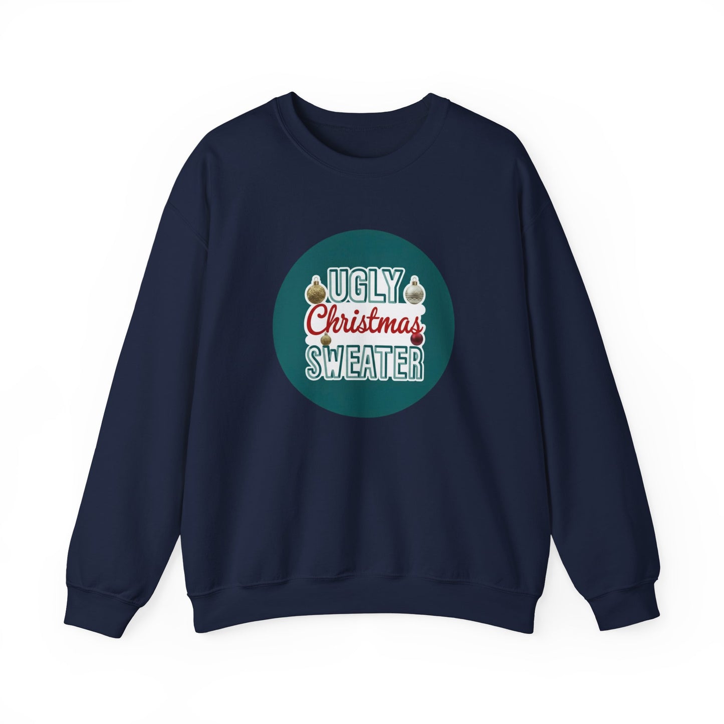 Ugly Christmas Sweater Logo Style - Christmas Sweatshirt | Holiday | Roly Poly Print