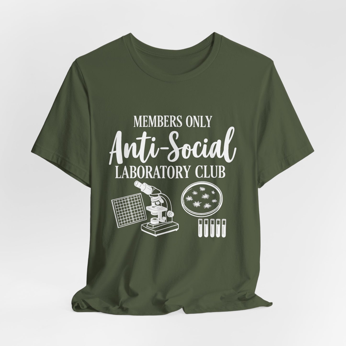 Anti-Social Laboratory Club - Dark Material T-Shirt | STEM | Roly Poly Print