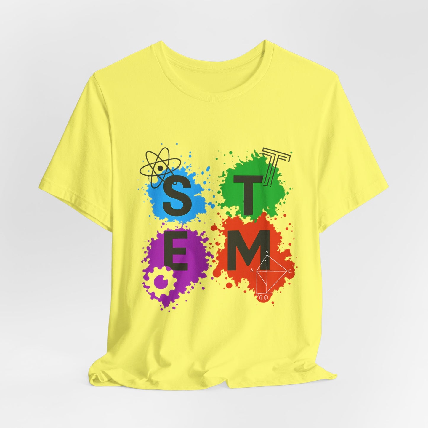 STEM Paintball Splatters - Teacher T-Shirt | STEM | Roly Poly Print