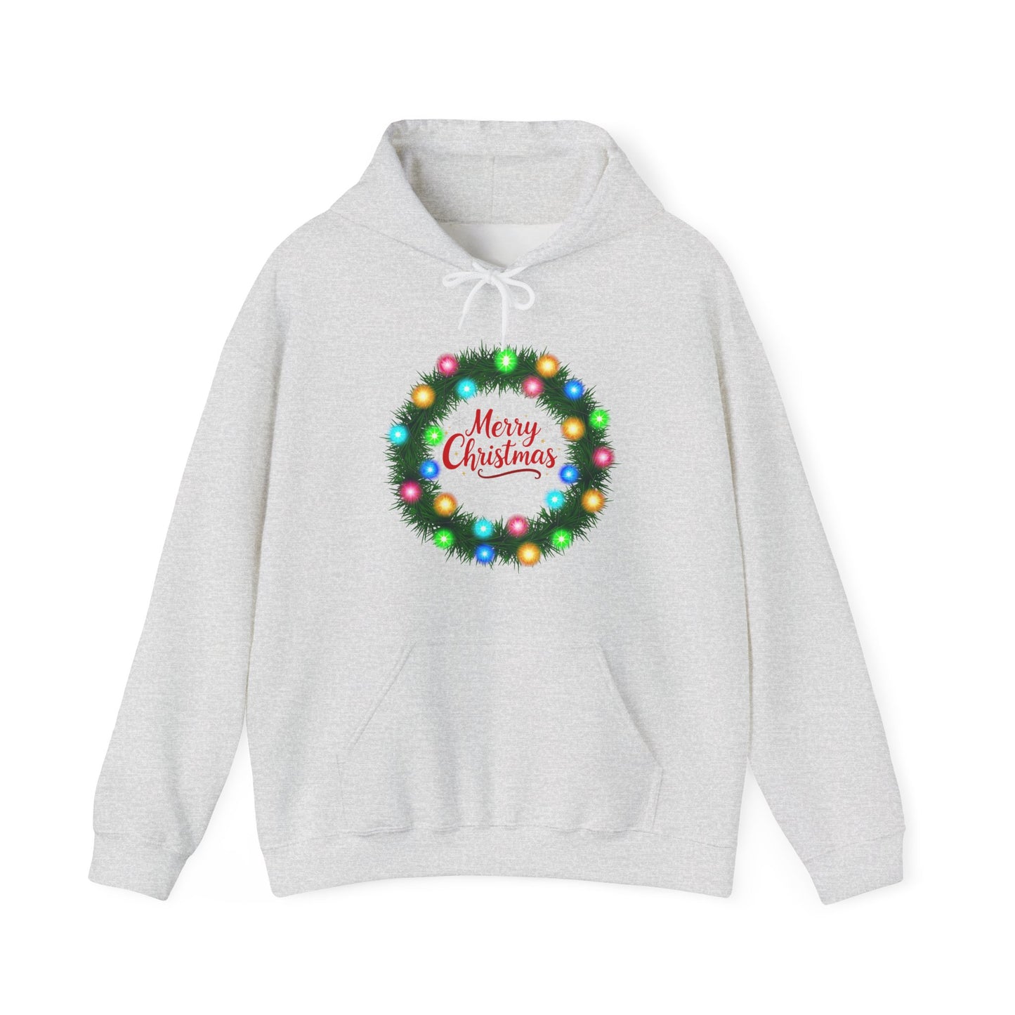 Merry Christmas Wreath - Christmas Hoodie | Holiday | Roly Poly Print