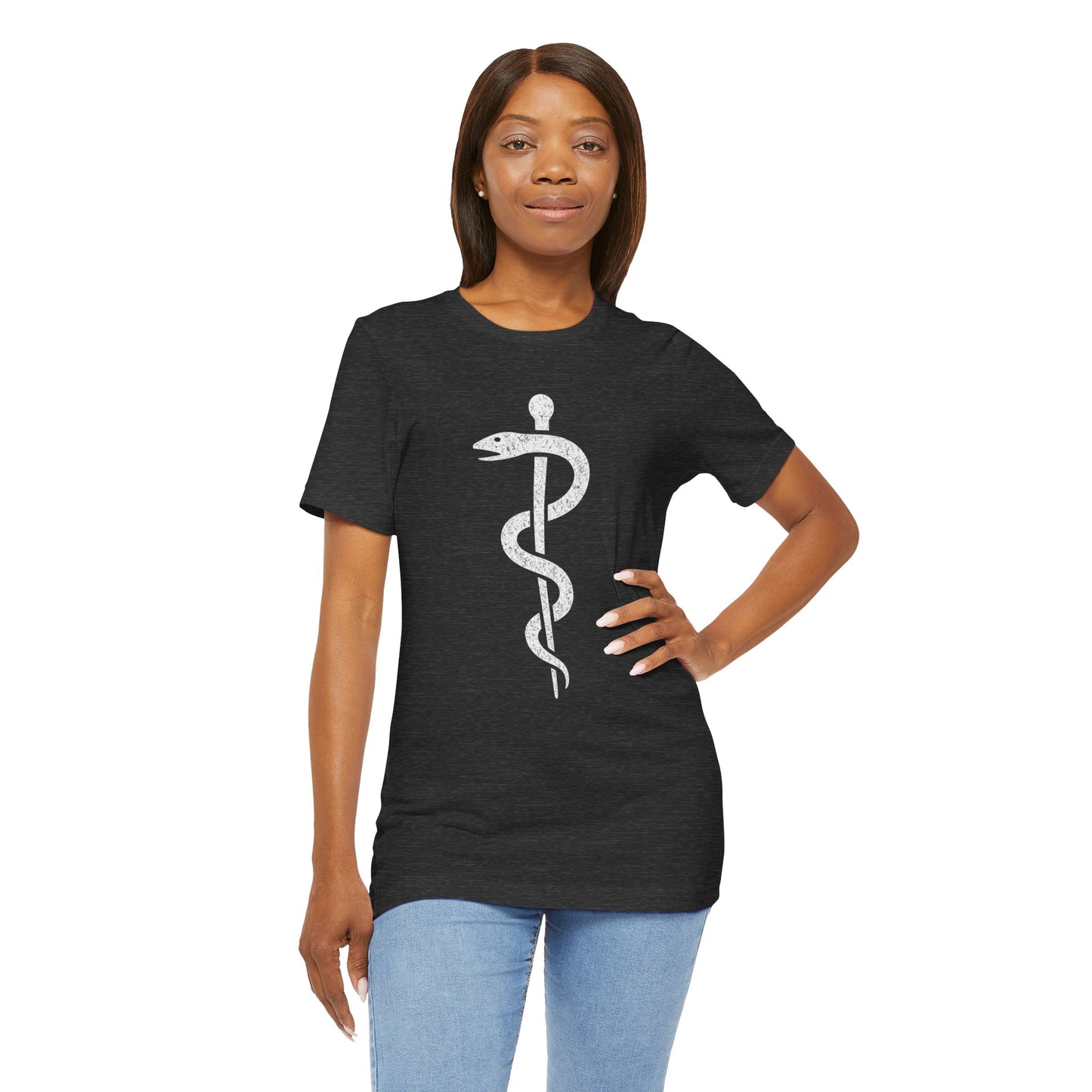 Rod of Asclepius - T-Shirt | Nurses & Healthcare | Roly Poly Print