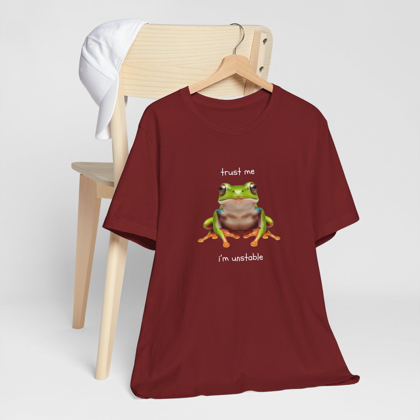 Trust Me, I'm Unstable Tree Frog - T-Shirt | Pets and Animals | Roly Poly Print