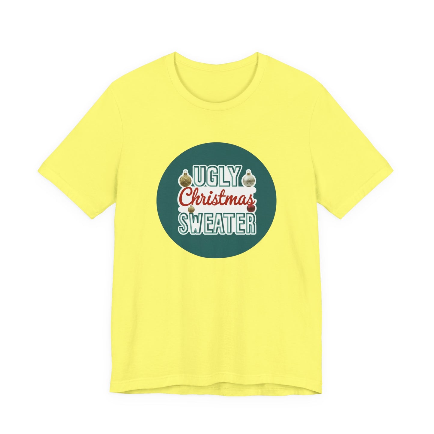 Ugly Christmas Sweater Logo Style - Christmas T-Shirt | Holiday | Roly Poly Print