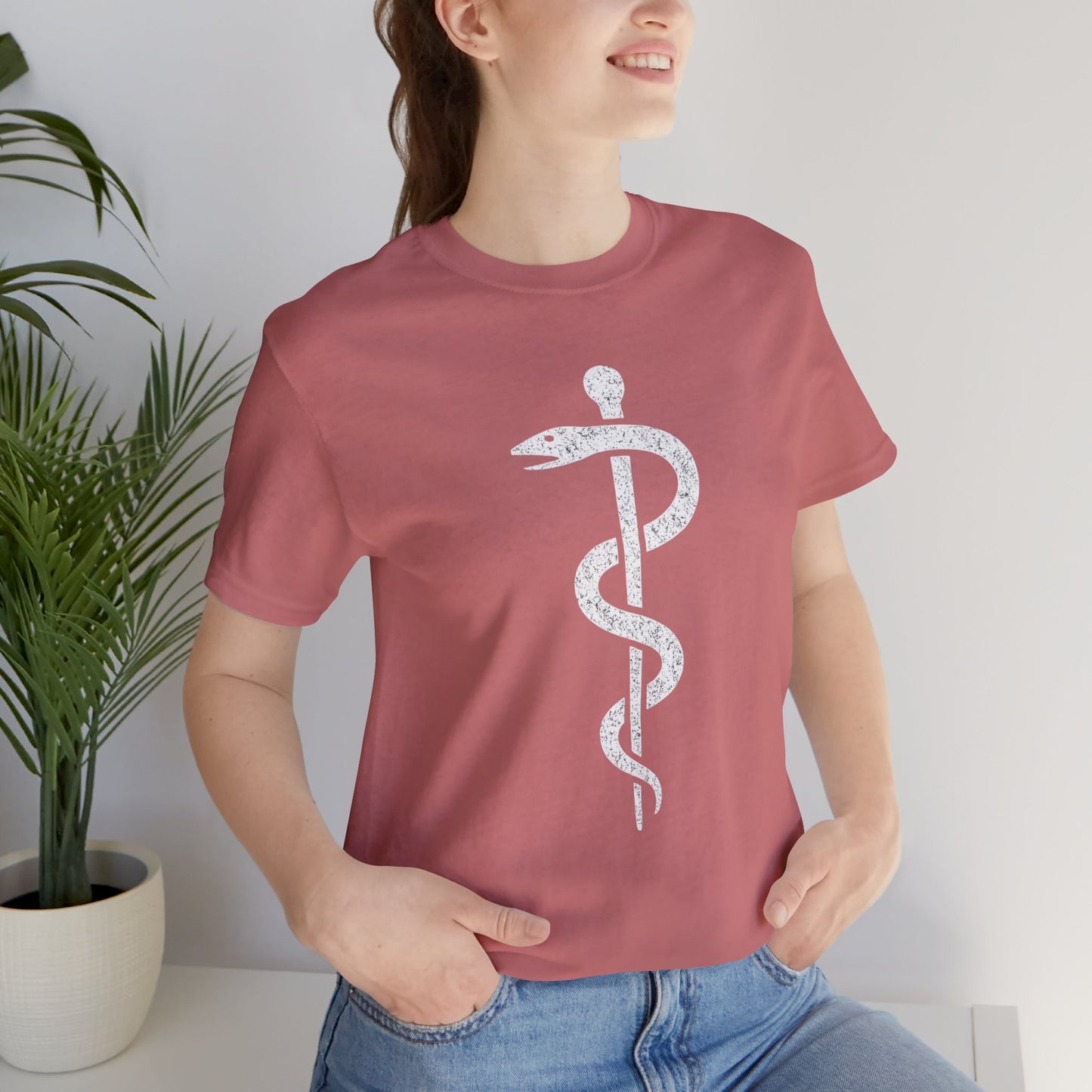Rod of Asclepius - T-Shirt | Nurses & Healthcare | Roly Poly Print