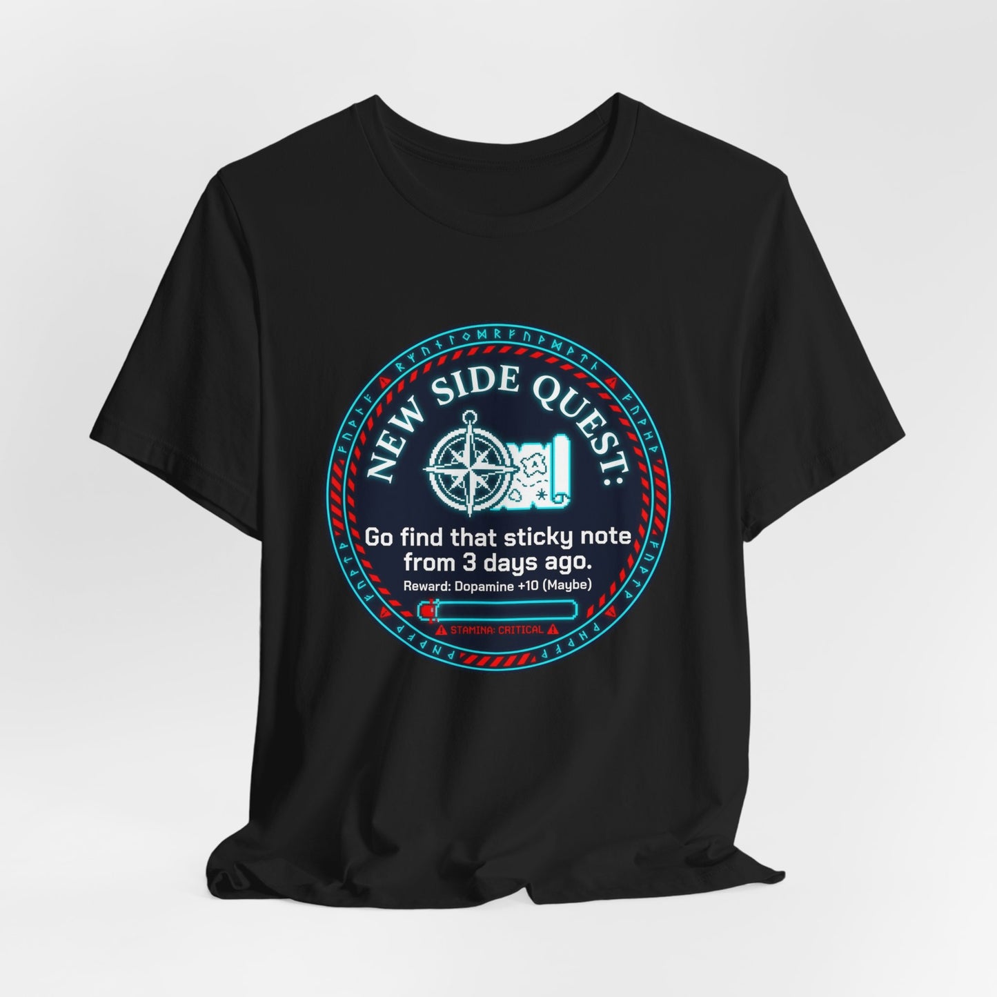 New Side Quest Medallion  | T-Shirt