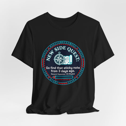 New Side Quest Medallion  | T-Shirt