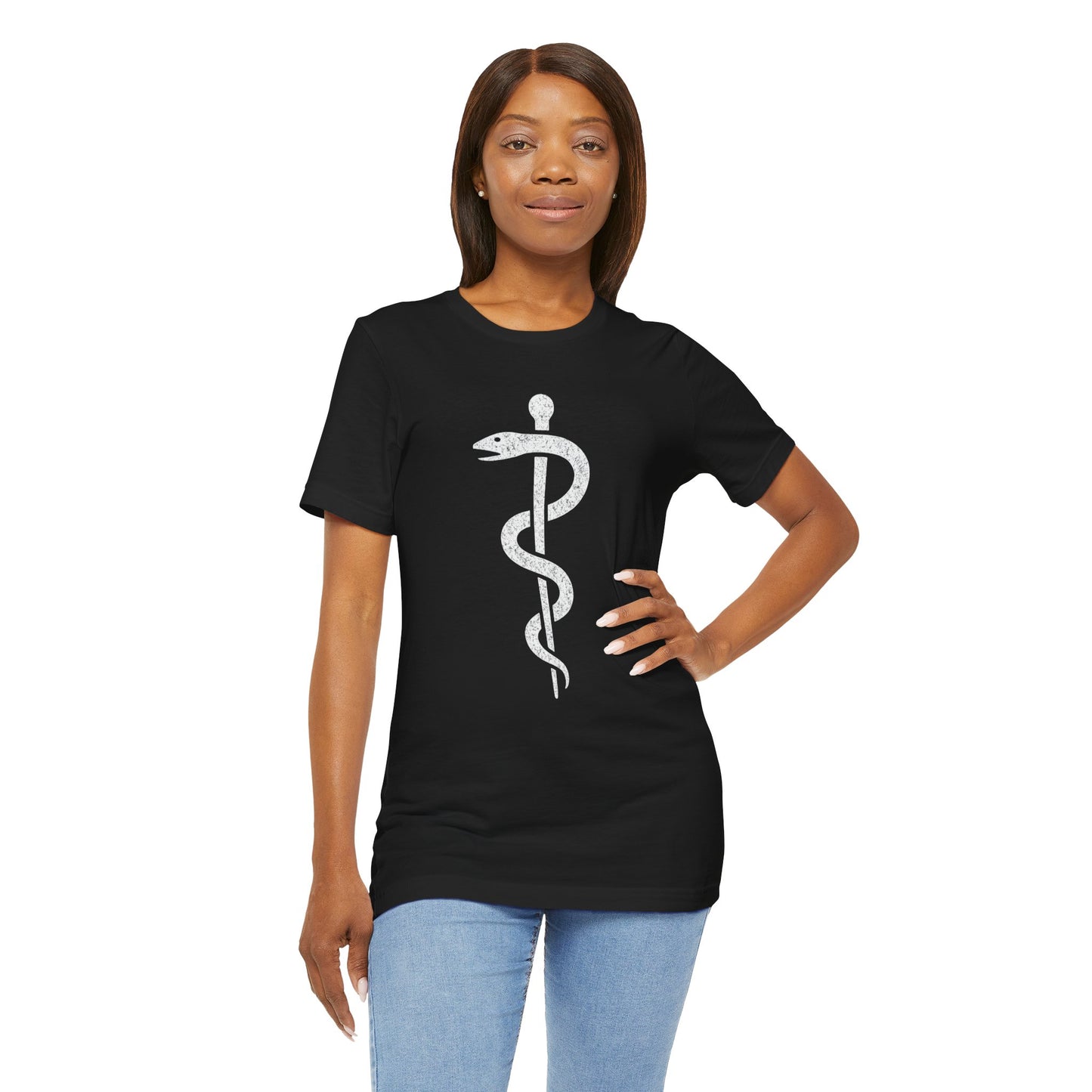 Rod of Asclepius - T-Shirt | Nurses & Healthcare | Roly Poly Print
