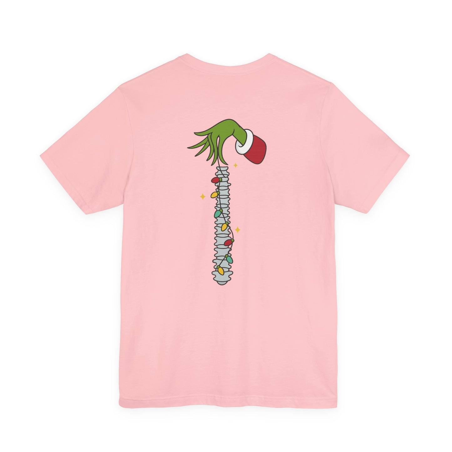 Grinch Holding Your Skeleton Ornaments - Christmas T-Shirt | Holiday | Roly Poly Print