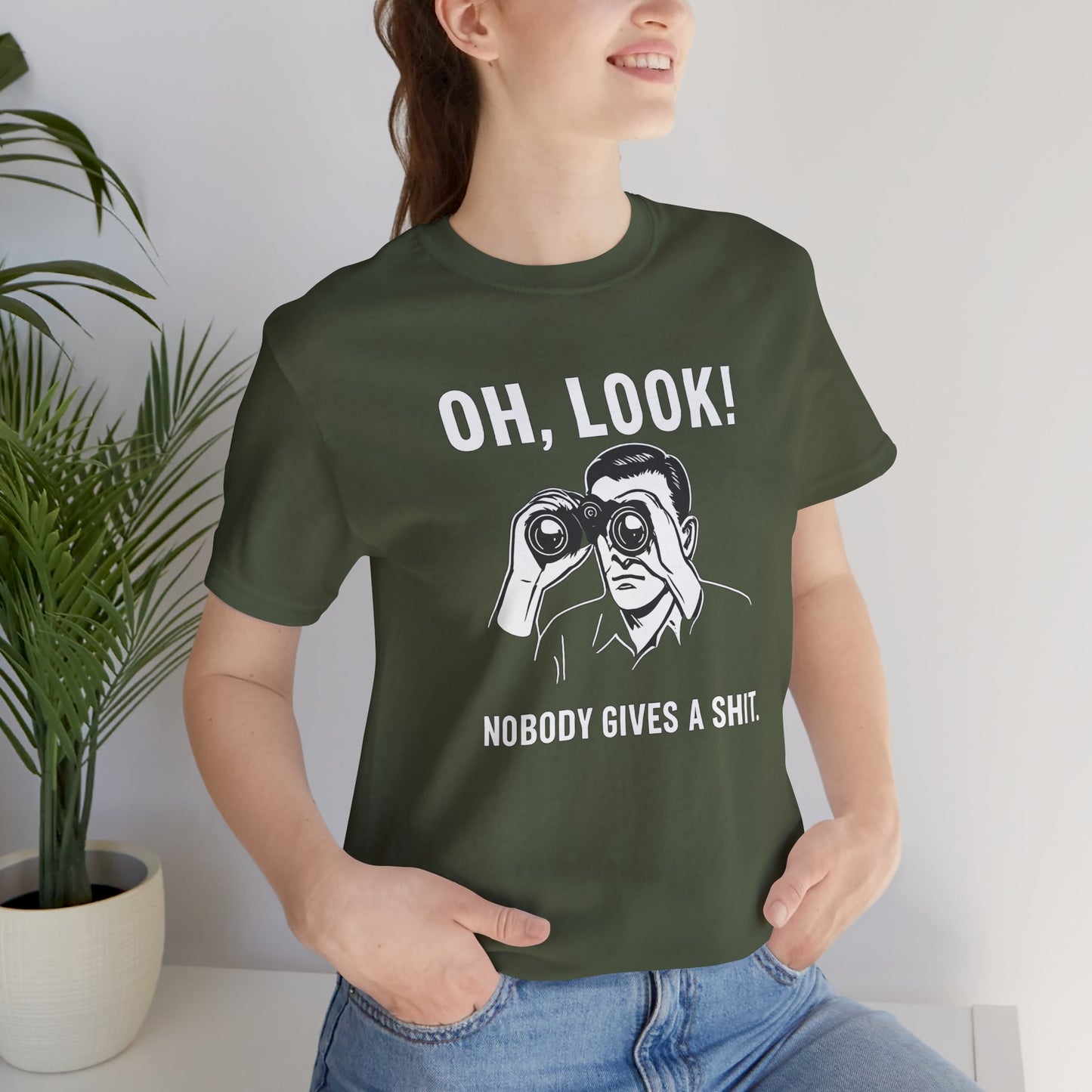 Oh Look Nobody Gives a Shit - T-Shirt | Sunny & Sarcastic | Roly Poly Print