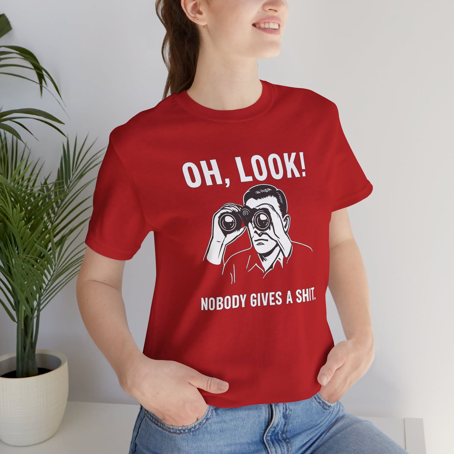 Oh Look Nobody Gives a Shit - T-Shirt | Sunny & Sarcastic | Roly Poly Print