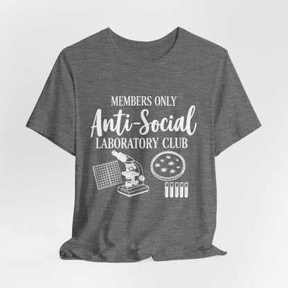 Anti-Social Laboratory Club - Dark Material T-Shirt | STEM | Roly Poly Print