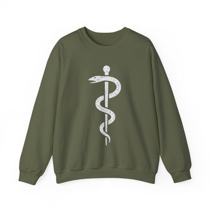 Rod of Asclepius - Sweatshirt | Nurses & Healthcare | Roly Poly Print