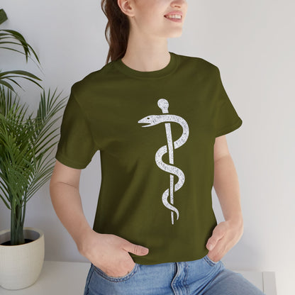 Rod of Asclepius - T-Shirt | Nurses & Healthcare | Roly Poly Print