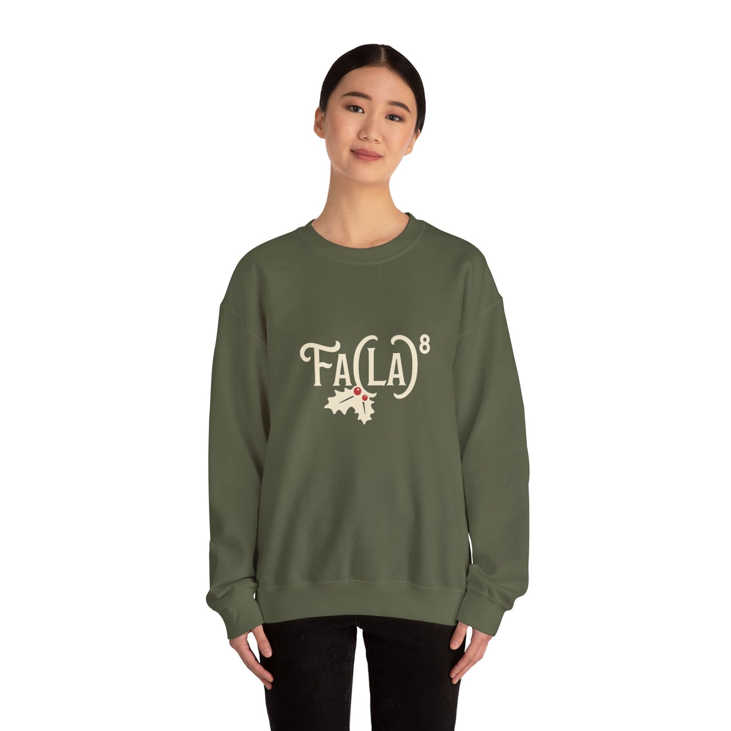 Fa (La)8 - Christmas Sweatshirt | Holiday | Roly Poly Print