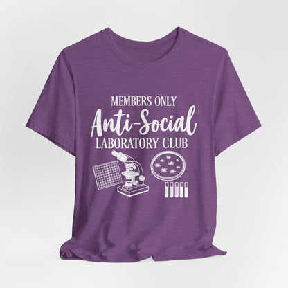 Anti-Social Laboratory Club - Dark Material T-Shirt | STEM | Roly Poly Print