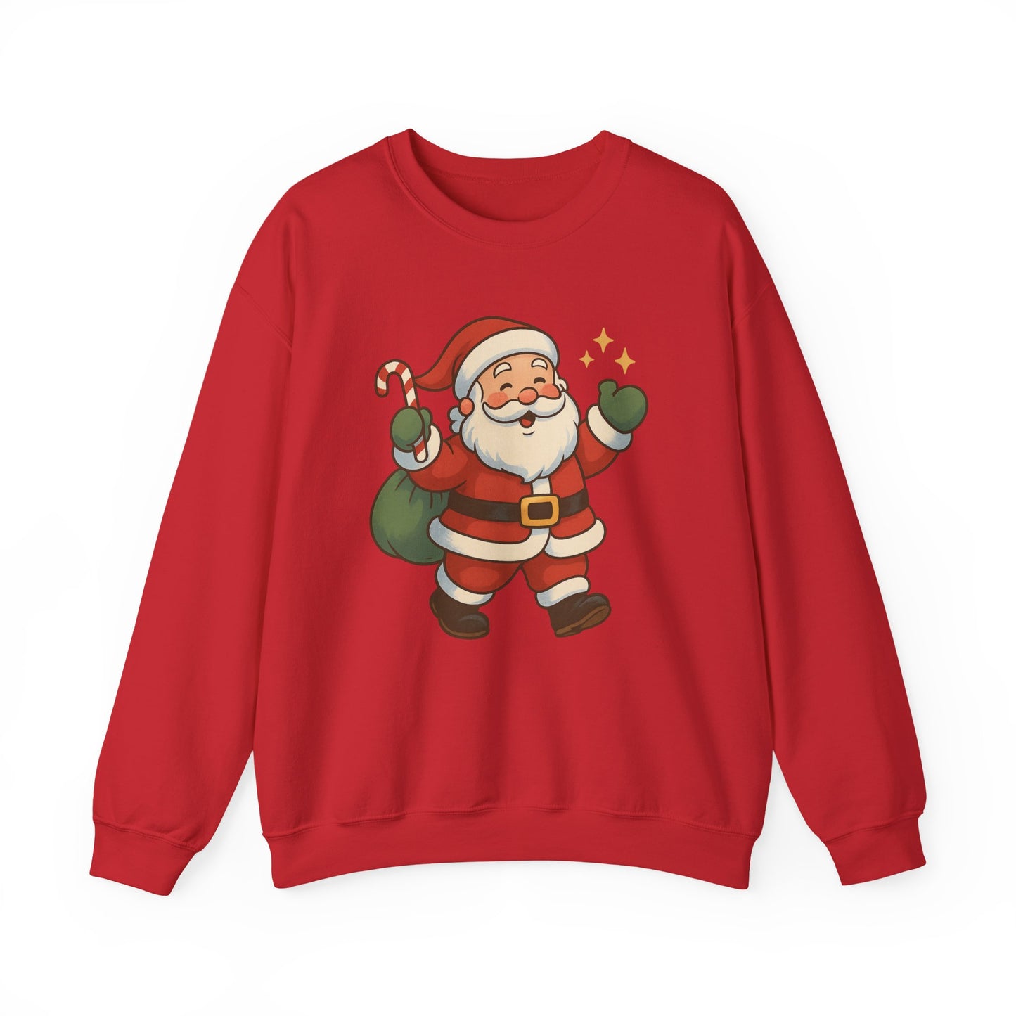 90's Era Santa - Christmas Sweatshirt | Holiday | Roly Poly Print
