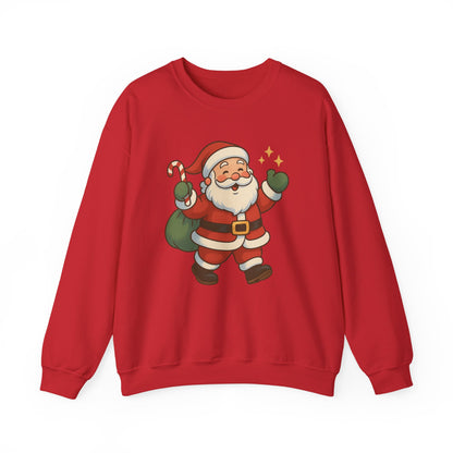 90's Era Santa - Christmas Sweatshirt | Holiday | Roly Poly Print