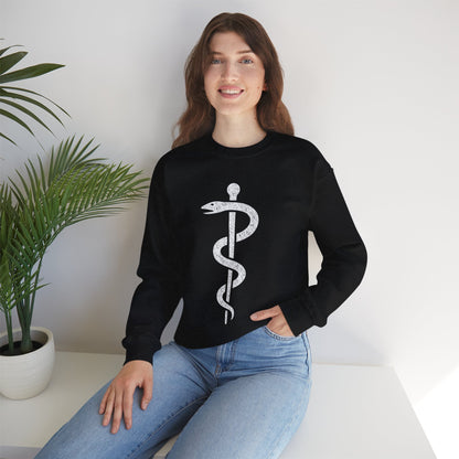 Rod of Asclepius - Sweatshirt | Nurses & Healthcare | Roly Poly Print