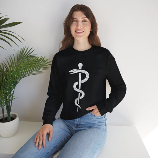 Rod of Asclepius - Sweatshirt | Nurses & Healthcare | Roly Poly Print